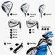 Callaway XT Teen 10 pc dětský golfový set pravý