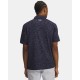 Under Armour 3.0 Printed Micro Flower Dot pánské polo  - Midnight Navy/Downpour Grey