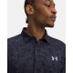 Under Armour 3.0 Printed Micro Flower Dot pánské polo  - Midnight Navy/Downpour Grey