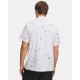 Under Armour Drive Printed Beach Golf pánské polo - White/Rack Green/ Black