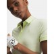 Under Armour Printed Palm Geo dámské polo - Fade Green/ White