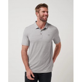 TravisMathew The Heater pánské polo - Heather Microchip