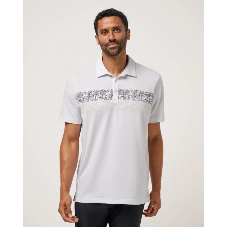 TravisMathew Performance Jersey Outlook pánské polo - White