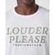 TravisMathew Louder Please Tee pánské volnočasové tričko - White