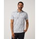 TravisMathew Featherweight Season pánské polo - Heather Light Grey