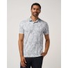 TravisMathew Featherweight Season pánské polo - Heather Light Grey
