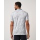 TravisMathew Featherweight Season pánské polo - Heather Light Grey