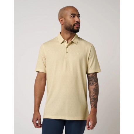 TravisMathew Featherweight Views pánské polo - Pear Sorbet