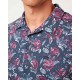 TravisMathew Featherweight Flourish pánské polo - Mood Indigo/Vintage Indigo