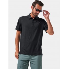 TravisMathew Heater Pro pánské polo - Black