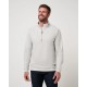 TravisMathew Cloud Sweater Quarter Zip pánská mikina - Heather Black