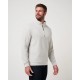 TravisMathew Cloud Sweater Quarter Zip pánská mikina - Heather Black