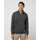 TravisMathew Cloud Sweater Quarter Zip pánská mikina - Heather Black