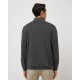 TravisMathew Cloud Sweater Quarter Zip pánská mikina - Heather Black