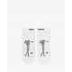 TravisMathew Golf Sucks Ankle pánské ponožky - White