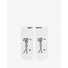TravisMathew Golf Sucks Ankle pánské ponožky - White