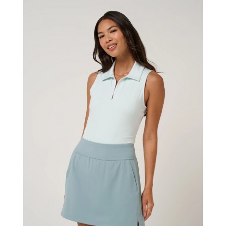 TravisMathew Skyloft Light SL dámské polo - Heather Cloudwash