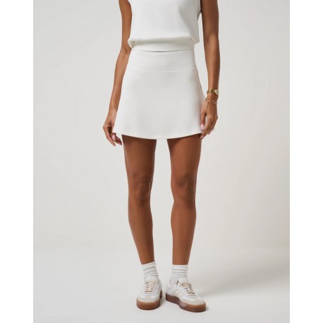 TravisMathew Skyloft Soft A-Line dámská golfová sukně - Snow White