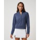 TravisMathew Cloud Fleece1/2 Zip dámská mikina - Heather Navy