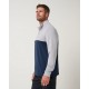 TravisMathew Fibercloud CB 1/2 Zip pánská mikina - Light Grey