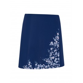 Callaway 17" Floral Printed Wrap dámská golfová sukně - Blue Depths