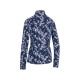 Callaway Snowy Floral Sun Protection dámský golfový top - Blue Depths
