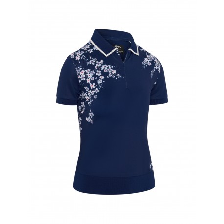 Callaway Floral Blosssom dámské polo - Blue Depths