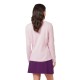 Callaway Mid-Weight Texture dámská mikina - Cherry Lilac Heather