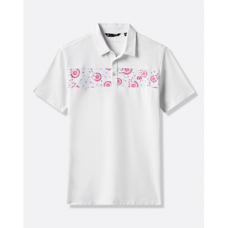 TravisMathew The Heater dětské golfové polo - White