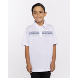 TravisMathew Treasure Hunter dětské polo - White