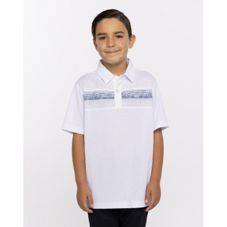 TravisMathew Treasure Hunter dětské polo - White