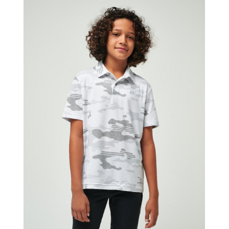 TravisMathew Treasure Hunter dětské polo - White