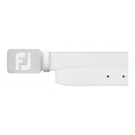 FootJoy White Leather Belt